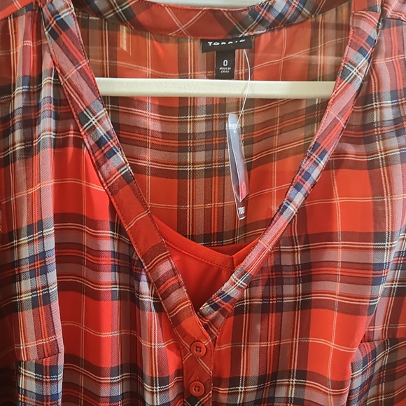 NWT Torrid Plaid Dress - Picture 3 of 6